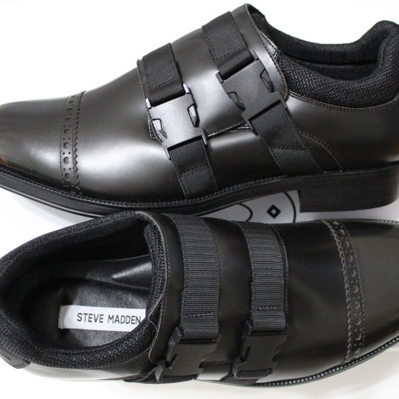 Steve Madden Paulsen Brown Double Monk Strap Shoe main image 4